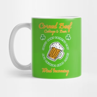 Happy Saint Patricks Day Celebration Corned Beef Cabbage Mug